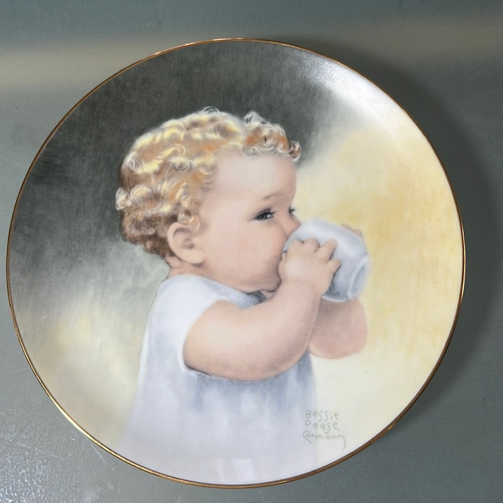Bessie Pease Gutmann Collector Plate - Tasting